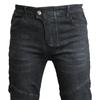 Mens Motorcycle Riding Pants Vintage Washed Denim Style Stretch Protective Biker Trousers Fall Season