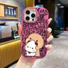 Phone Case: 2D Flat Design Suitable for iPhone 18 17 16 15 14 13 Pro Protective Case, Couple Style, Sweet Interactive Fun, Christmas and Halloween Gif