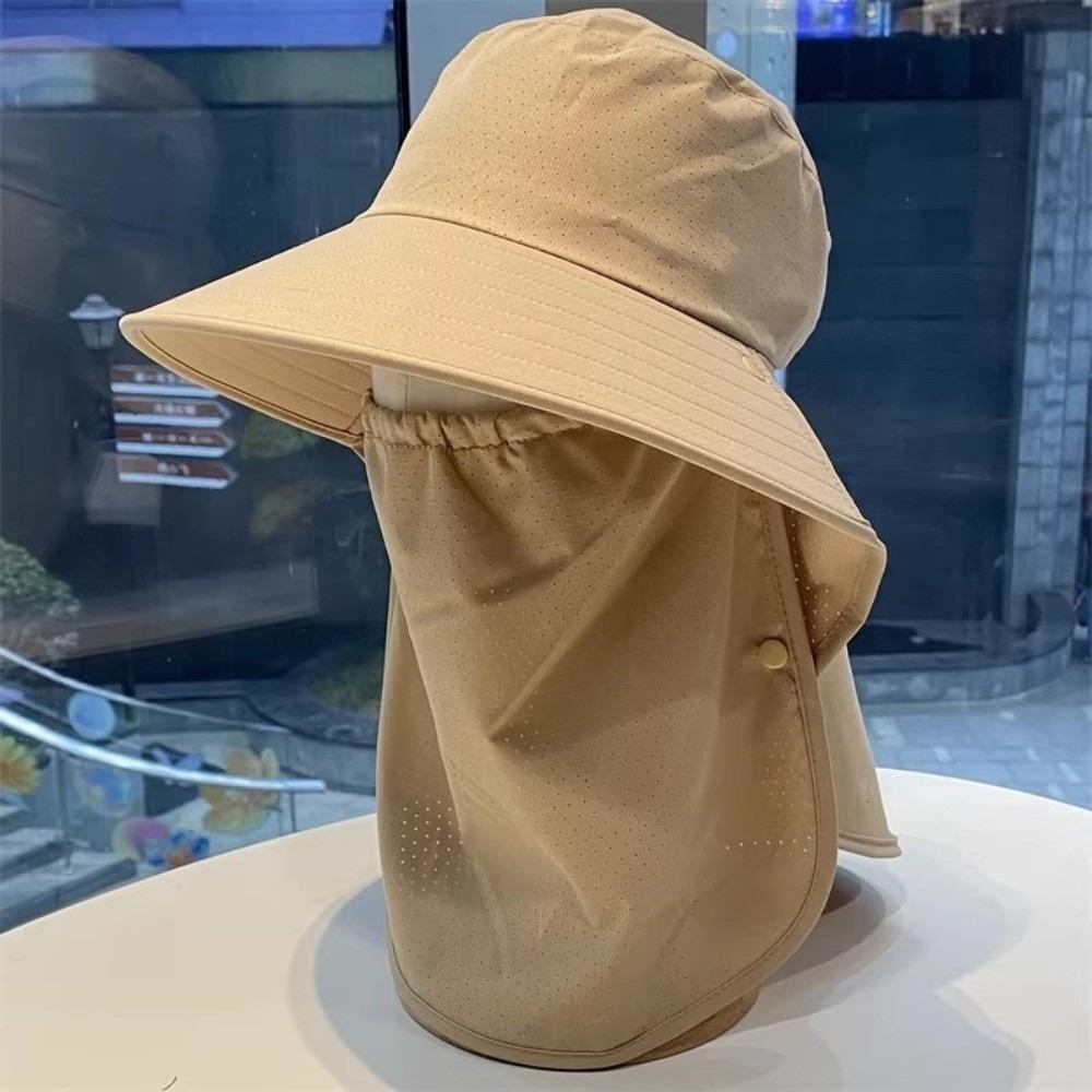 Anti-UV Sun Hat Wide Brim Safari Cap New Visor Cap Outdoor