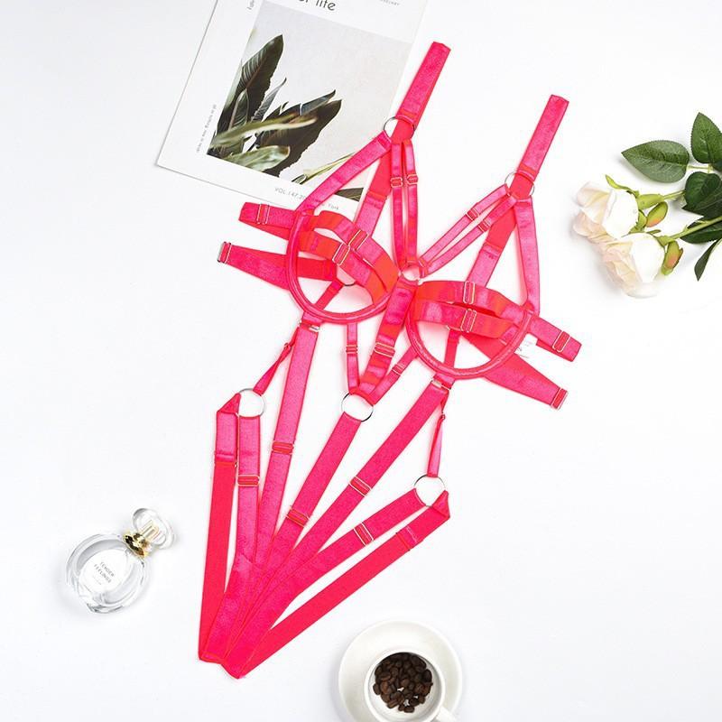 Erotic Sex Suits Sexy Lingerie  Hollow Out Underwear Set Roleplay Costume Pornstar Lingerie Erotic Clothes Adjustable Straps