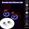 2-4pieces Door Welcome LED Light, Laser Light For Mercedes Benz X164 W215 W164 R GL ML M Class 4MATIC ML300 ML500 R300 R320