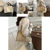 Fashionable Spring Large Tote Bag For Women With Unique Scarf And Soft Texture