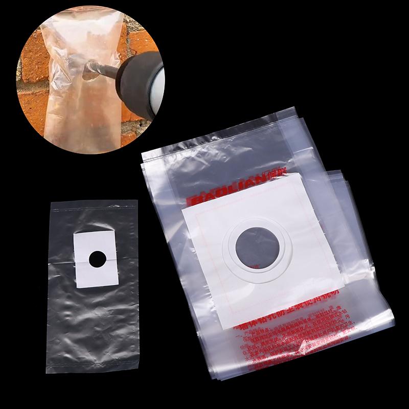 10Pcs  Water Catch Tool Electric Drill Dust Bag Hammer Punching Hole Air Conditioning Dustproof Collector Device