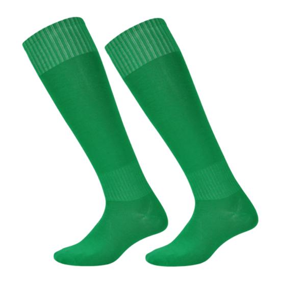 Solid Color Teenager Adult Football Soccer Training Men Sports High Tube Socks