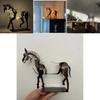 Adonis Horse Metal Sculpture With Lighting For Home Decor And Gift Giving