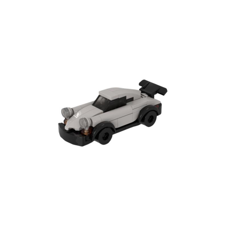 Building Block Mini Porsche 911Gt Sports Car Car Racing Model Assembled Toy Compatible