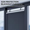 No Drill Roller Window Blinds Blackout Waterproof Easy Install Shades for Bedroom Living Room Home Decor