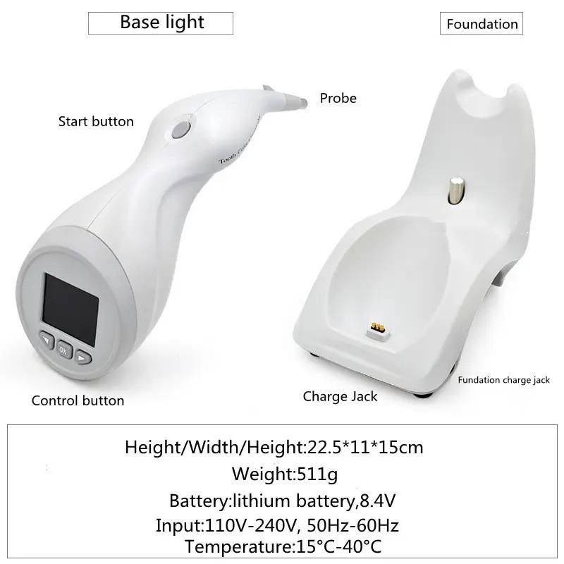 Dental Digital Fargeguide Fotoelektrisk Fargesammenligner Tannblekingsmaskin Tannlege Kolorimeter Utstyr