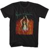 Janes Addiction Burning Girl W Logo Black Music Shirt