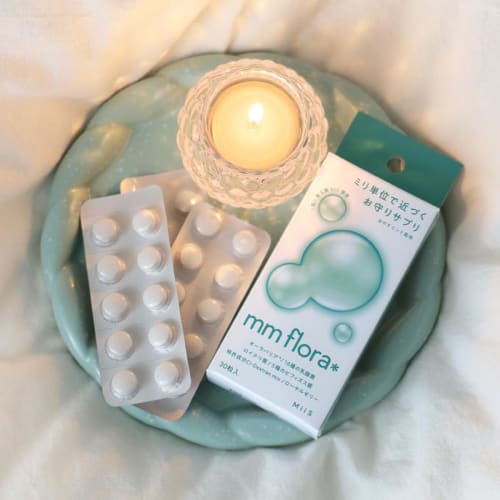 Hot Topic from TV Commercials! [Official] mm flora* (MM Flora) Good Night Mint Flavored Bad Breath Tablets, Bacteria-Activating Mint, Lactobacillus Re