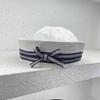 Spice Girl Women's Navy Hat Flip Brim Y2k Berets Cute Bow Sailor Caps  Streetwear