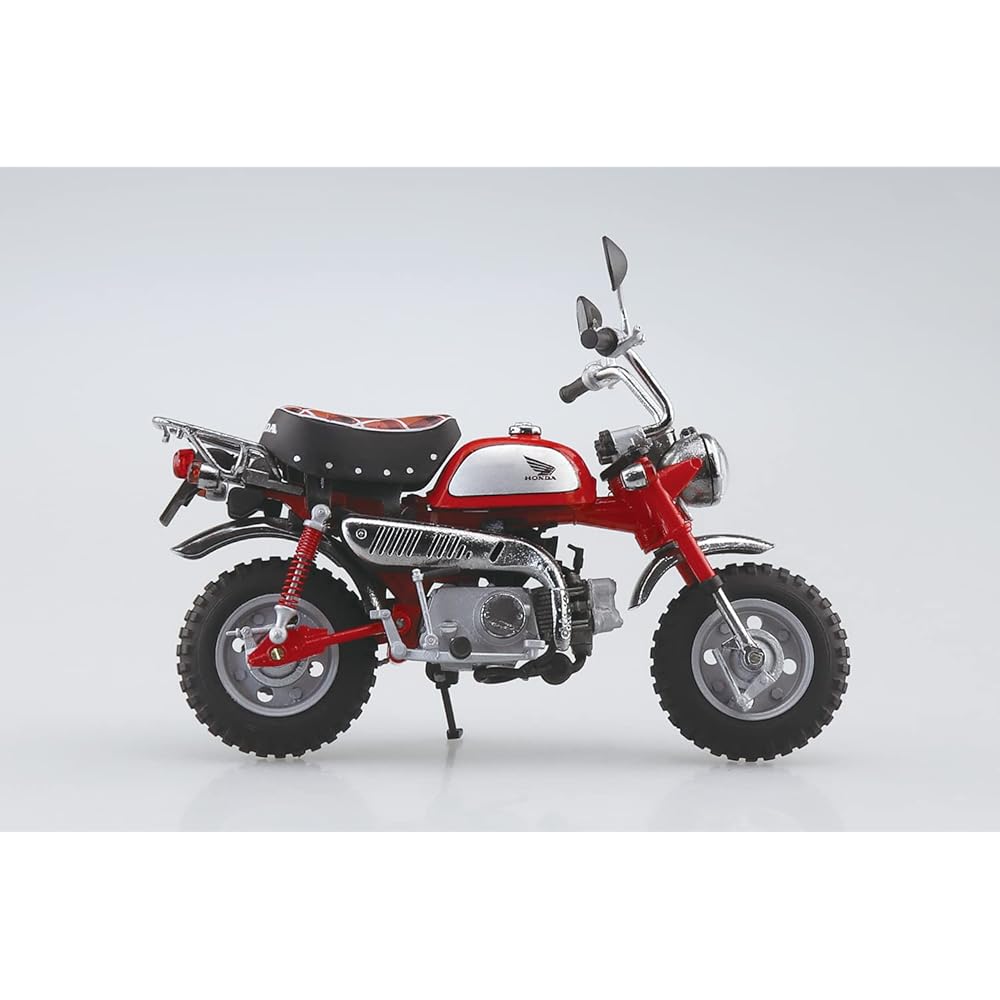 Aoshima Bunka Kyozai (AOSHIMA) Skynet 1/12 Scale Complete Honda Monkey Limited Monza Red Motorcycle