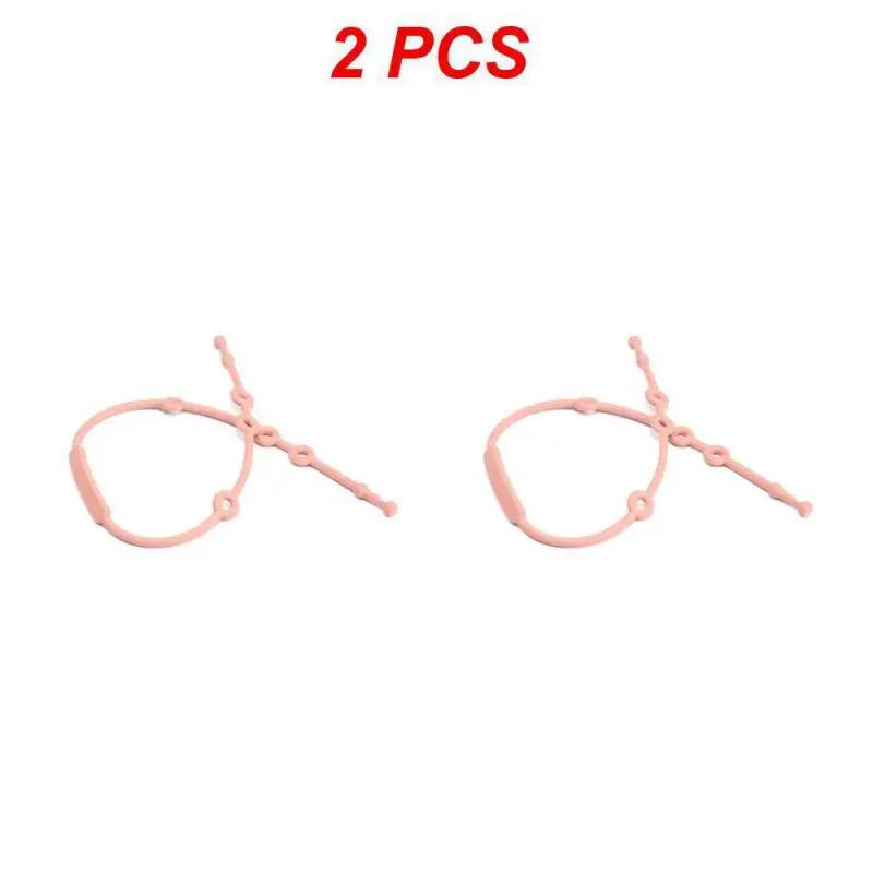 1~2PCS New Silicone Toy Safety Straps Newborn Teething Soother Chew Dummy Chains Adjustable Baby Pacifier Clip Teether Straps