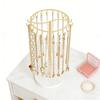 Necklace Holder Metal Necklace Display Wood Base with 22 Hooks Jewelry   Home Decoration for Women