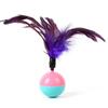 Cat Toys Teasing Cat Badminton Self Pleasure Grinding Teeth Grinding Claw Rainbow Ball Tumbler Relieve Boredom Cat Toys
