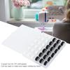 36pcs Transparent Bobbins Box Set Size A Plastic Bobbin Case Sewing Threads Set  For Sewing Machines