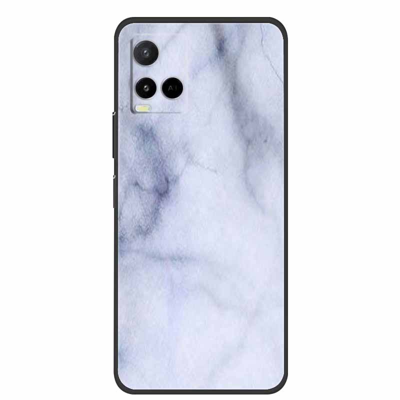 Marble Case For Vivo Y33s Silicone TPU Soft Phone Fashion Cover For Vivo Y33 S Case V2109 Funda Luxury Shockproof Cartoon Coque