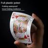Waterproof PVC Playing Cards Plastic Durable Poker Card Games Playing Card Board Game for Party Family Gatherings Adults Gift
