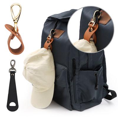 PU Leather Hat Clip for Bag Travel Hat Holder Backpack Luggage Handbag Travel Handbag Hat Clip Hat Organizer Hat Holder