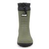Mozu Men's Mid-Length Rain Boots, TPE Material, Paracord Closure, Non-Slip Sole, Urethane Liner, Khaki, Size M