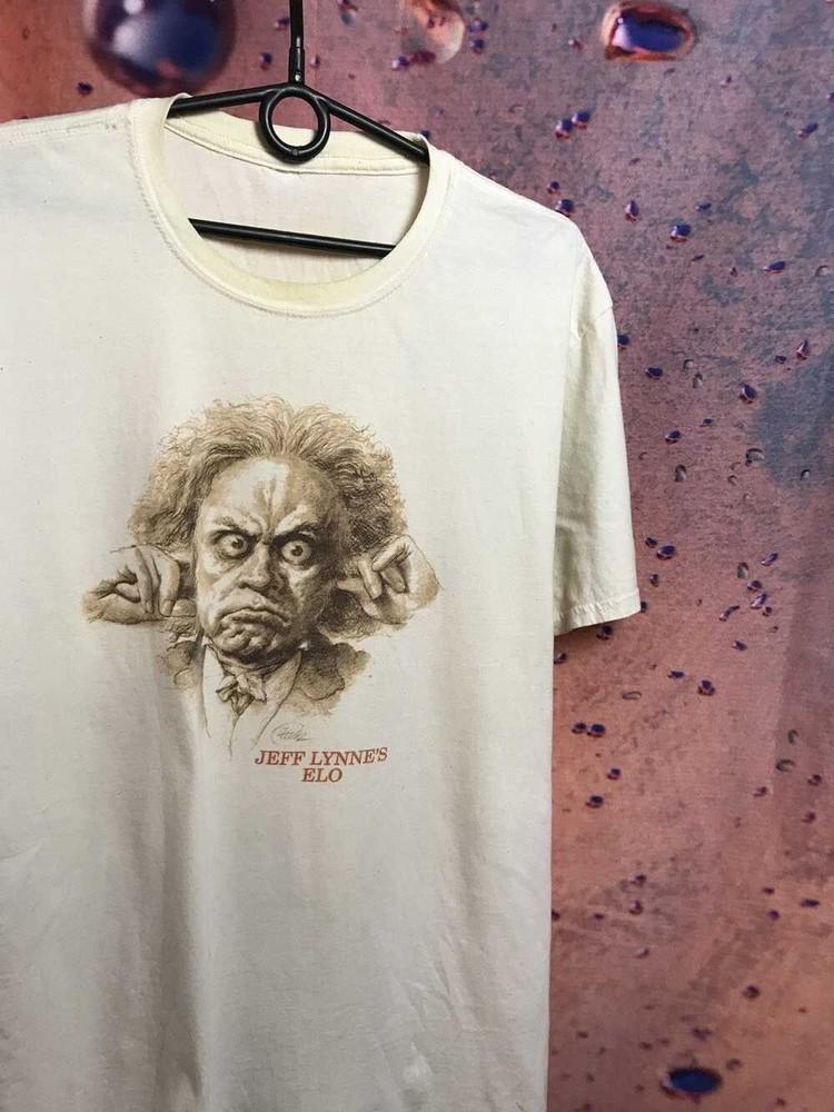 

Vintage Jeff Lynne’s Elo T-shirt Tops Tee Cotton Unisex All Size S-4XL M