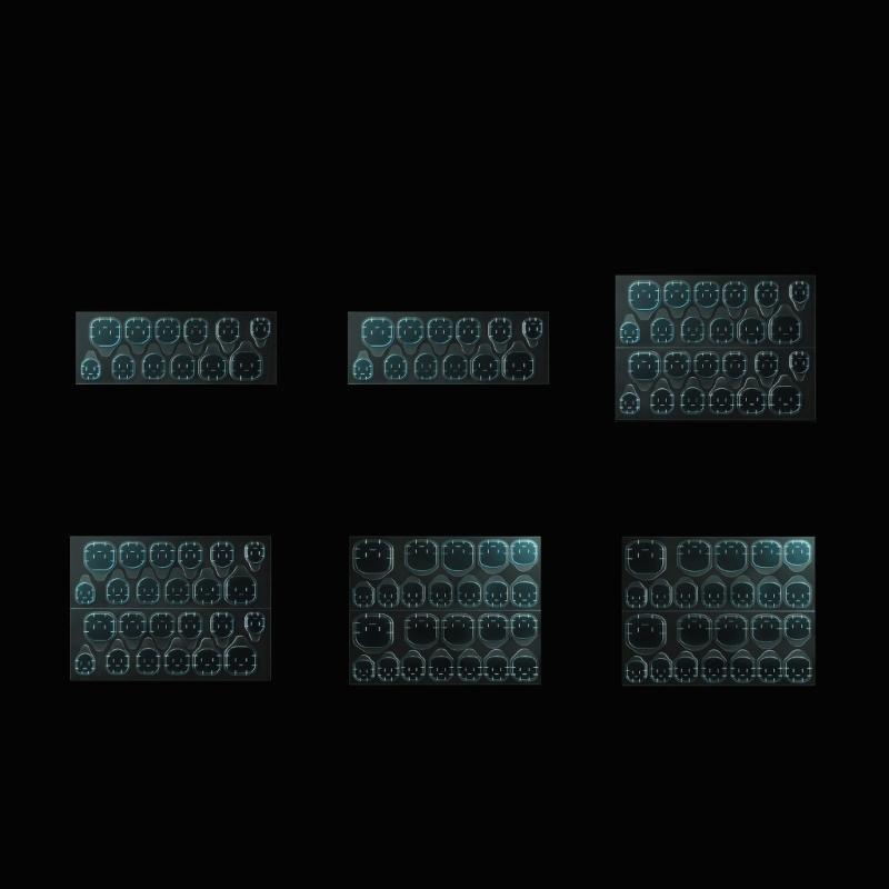 10 Sheets Nail Adhesive Tabs, Transparent Waterproof Jelly Adhesive Tabs Double-Sided Glue Stickers Set for Fake Nails