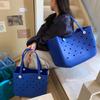 EVA Candy Color Large Capacity Beach Tote Bag