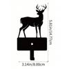 1 Pc Metal Deer Hook for Cups, Keys, Bags, Wall Mounted, Modern Home Decor, Entryway, Bedroom, Bathroom