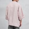 Premium Men's Long Sleeve Linen Shirt With Loose Fit For Casual Summer Comfort