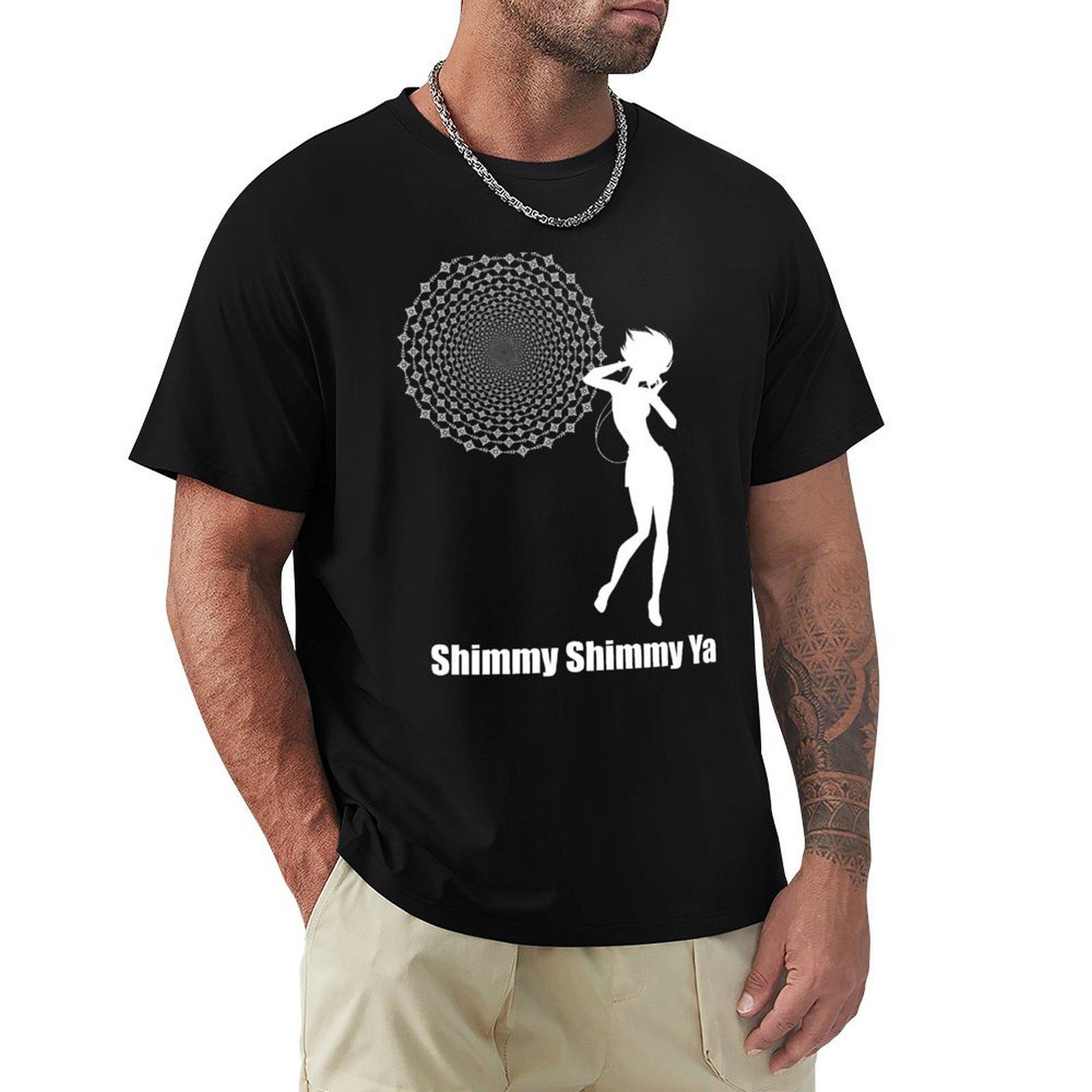 Dancing girl with headphones Shimmy Shimmy Ya ODB TShirt summer 2025 anime figures korean fashion shirts graphic men tshirt 4XL