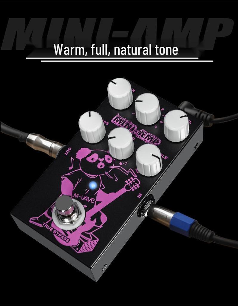 Mini-Amp Guitar Effects Pedal: Electric Guitar Amplifier & Rock/Electronic Instrument Accessory