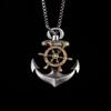 Classic Popular Anchor Trident Pendant Necklace for Men and Women Hip-Hop Rock Trend Nordic Jewelry
