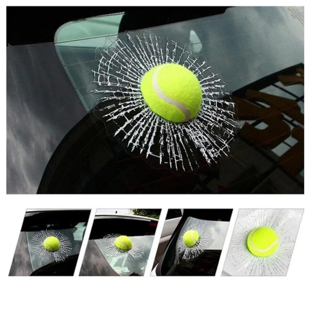 Funny Self Adhesive 3D Car Stickers Waterproof Strong Adhesion Broken Glass Sticker Car Window Stickers Auto Decoration
