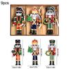 Christmas Wooden Pendants Gingerbread Man Gnomes Xmas Tree Hanging Oranment 2025 Noel Navidad Decorations for Home New Year Gift