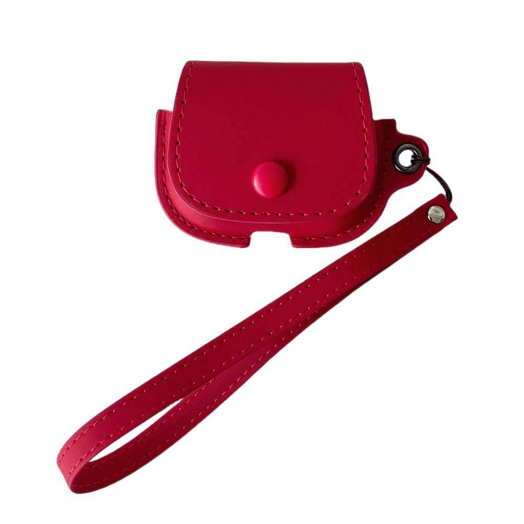New Apple Bluetooth headset cover AirPods 1 models protective cover handmade skin leather portable lanyard model