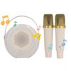 Alomejor Mini Karaoke Machine Speaker Set Portable Singing Microphone System Music Toy Family Party Outdoor Multi-function