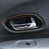 8PCS inner door handle bowl frame trim steel Black Fit For Honda HR-V 2016-2022
