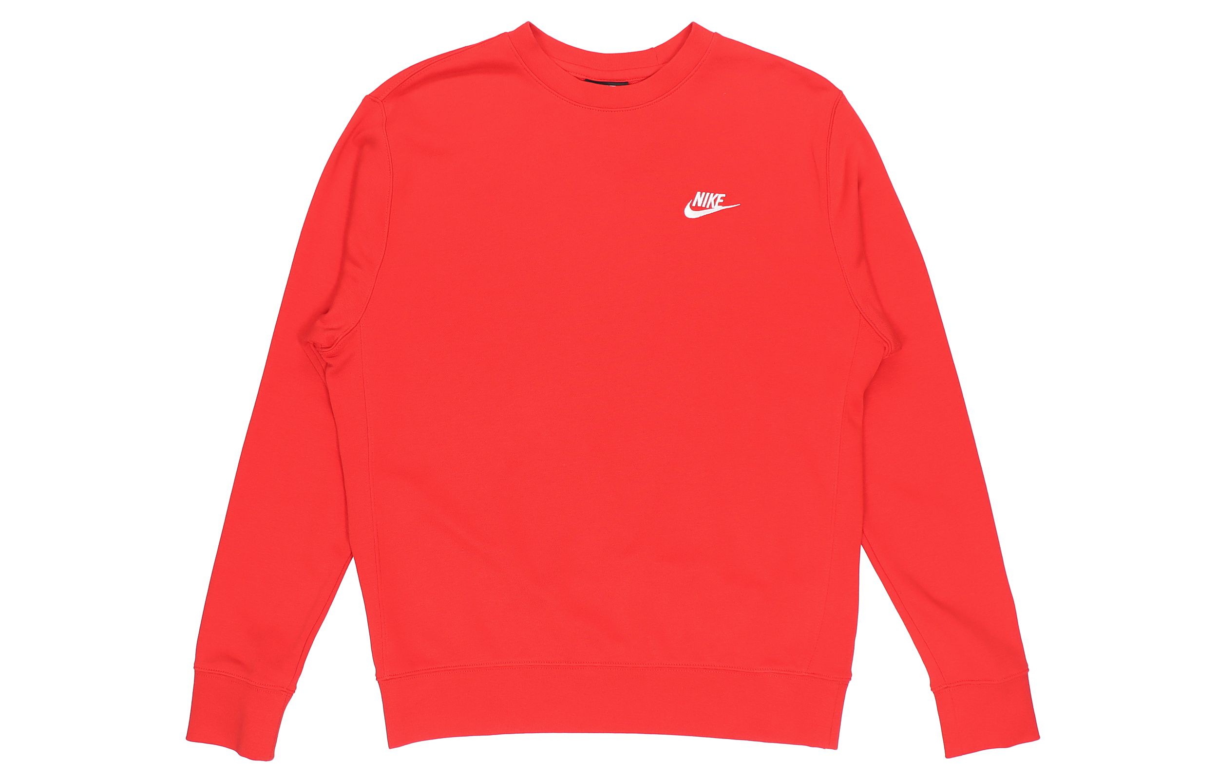Nike Sweatshirts Men s University Red Crew Neck Moderate Regular BV2667-657 XL