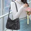Vintage Denim Bag Multi-layer Crossbody Bag Women's Shoulder Bag