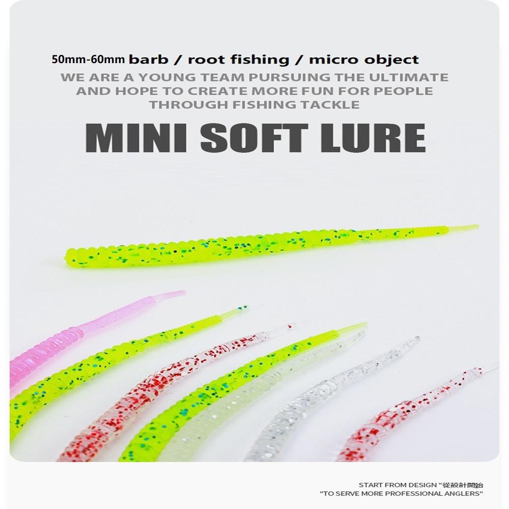 Root Fishing Trout Thread Bass Silicone Baits Worm Soft Lures Small Soft Bait Fishing Soft Bait