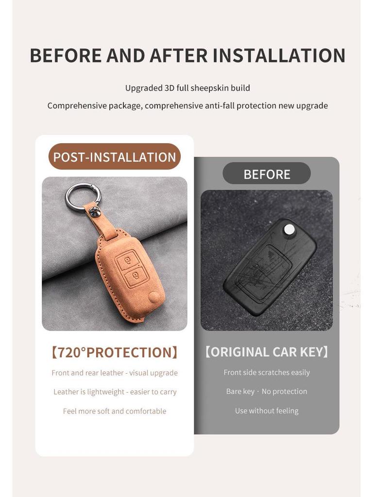 Compatible Key Case for Jianghuai Models: Junling V6 V3 G3 V5, Shuailing E/H330, Q6, Gallop K6L