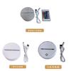 Modern Abstract Led Touch Night Light Base With Remote Control For Home Decor