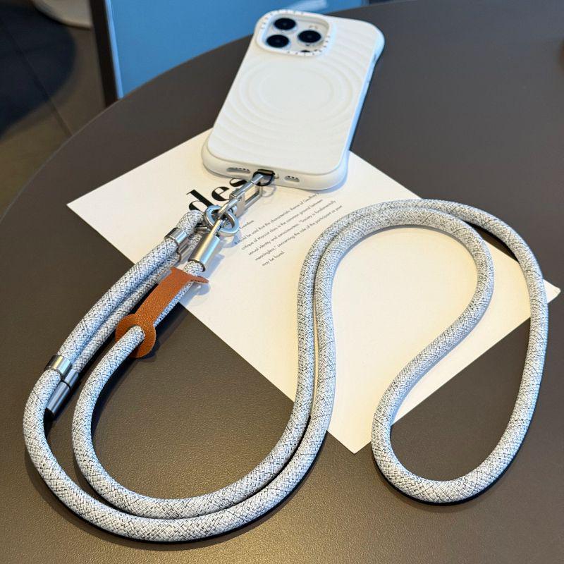 Cordão de Celular Transversal Ajustável com Clipe de Metal Durável e Alça Retrátil para Câmera Outdoor