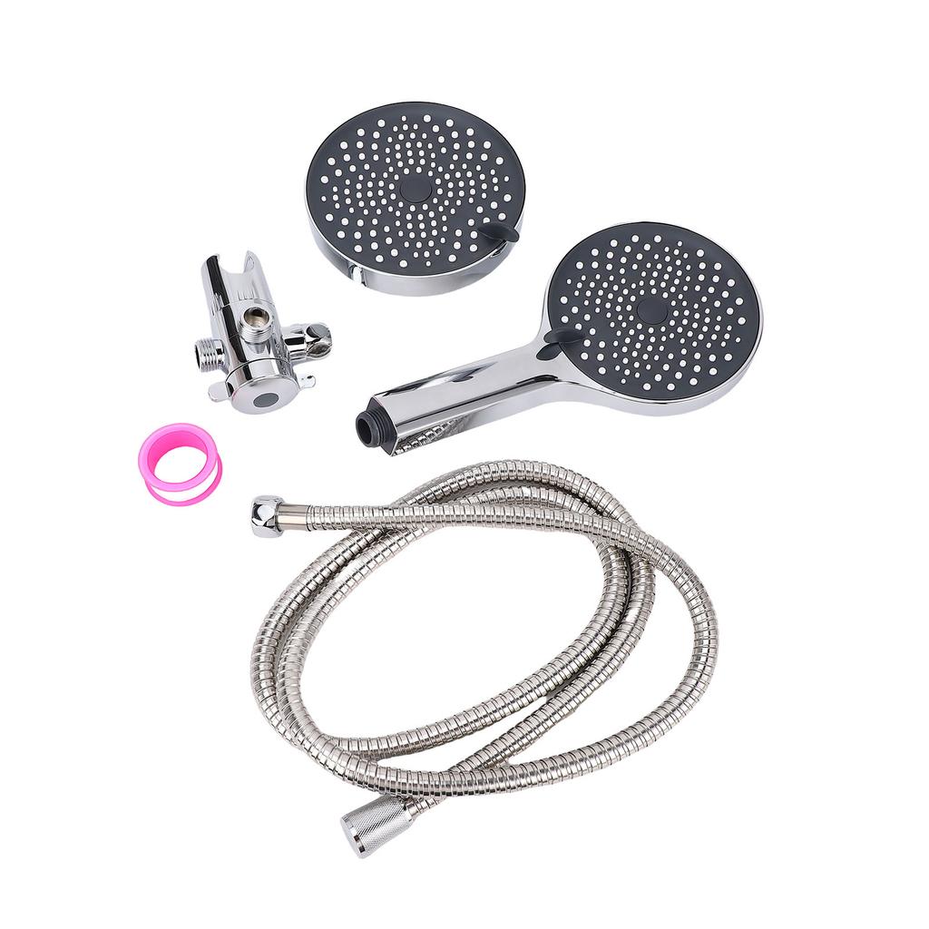 High Pressure 3 Way Rainfall Showerhead Combo with 1.5M Hose 3 Setting Shower Sprayer and Hand Held Shower Bathroom Accessories