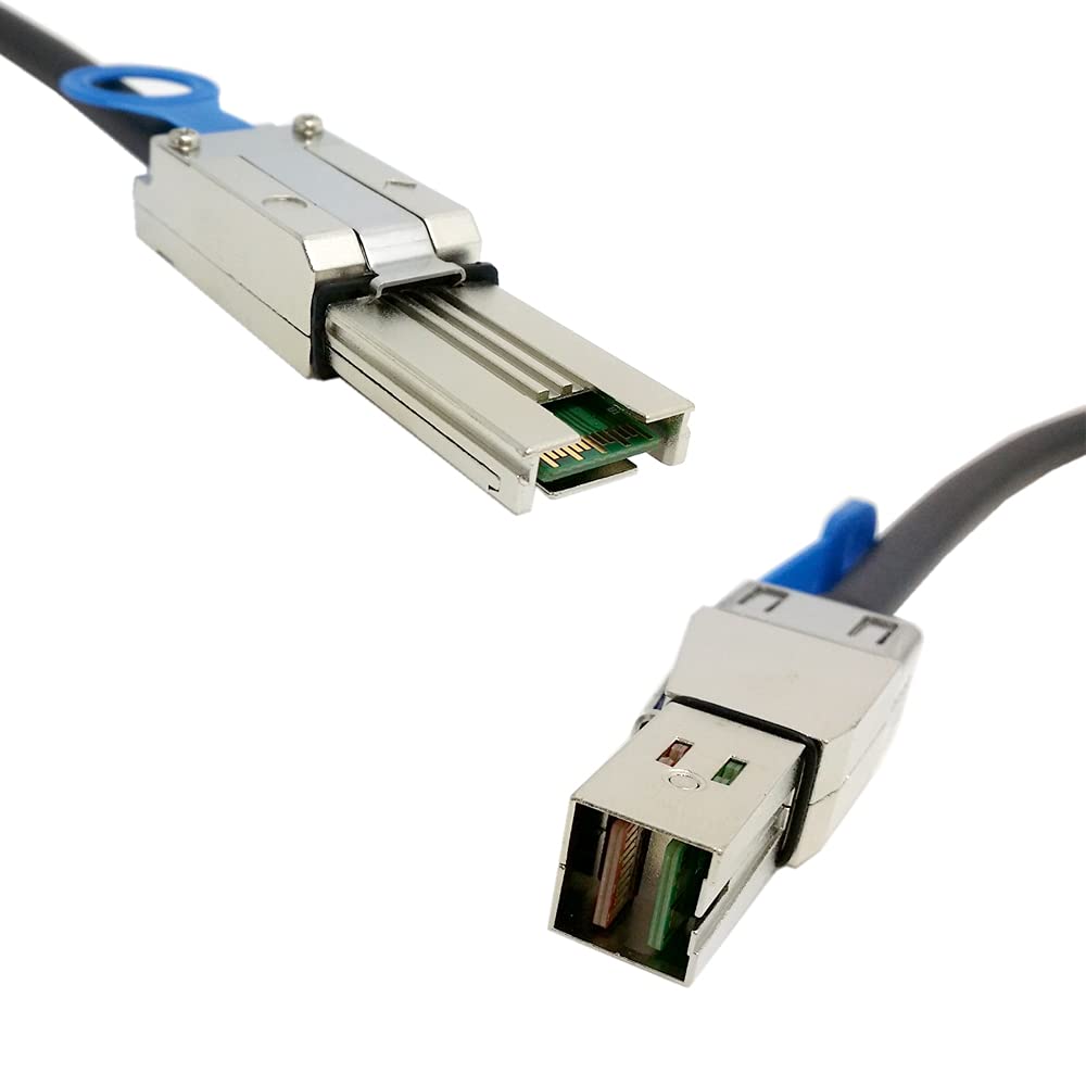 Cablecc External Mini SAS 4X To Mini SAS HD Data Server RAID 50cm SFF-8088 High-Density SFF-8644 Cable,