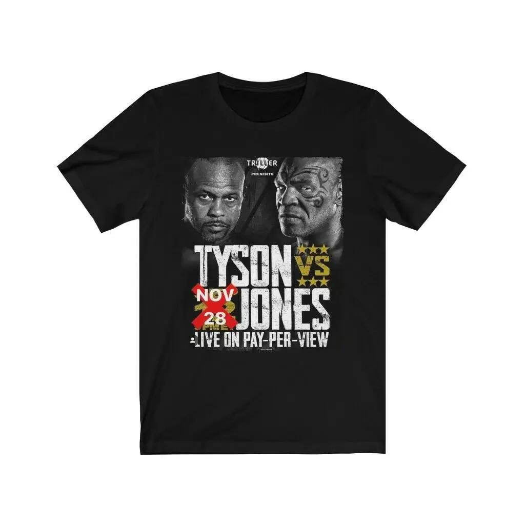 Mike Tyson Vs Roy Jones Jr Boxing TShirt Summer Cotton Short Sleeve ONeck Mens T Shirt New S3XL S