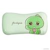 MORIPiLO Memory Foam Cushion Lumbar Pillow - Gachapin & Mukku (Gachapin Mini Relax Pillow) - Soft and Gentle On Skin - Plush Toy - Nap Pillow - Green