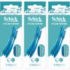 Schick Face and Eyebrow L Disposable Razors 3 Pieces X 3 Sets