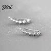 Rhinestone Earrings 1 Pair Women Prom Non-pierced Ear Clips Decor
