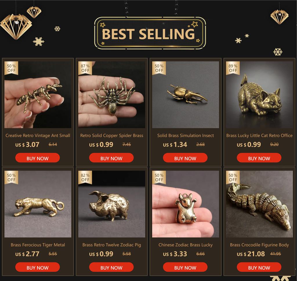 Brass Retro Twelve Zodiac Pig Living Room Decoration Simulation Mini Ornament Solid Wild Boar Personalized Car Keychain Pendant